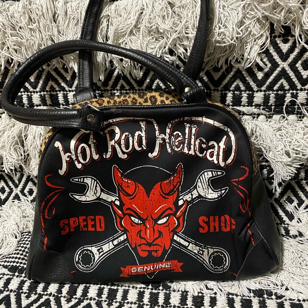 Hot Rod Hellcat bowling bag purse